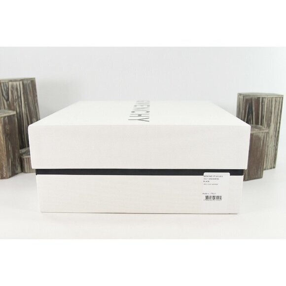 Givenchy GIV 1 Black Calf Leather Oversize Sneakers 38.5 NIB - Picture 12 of 12